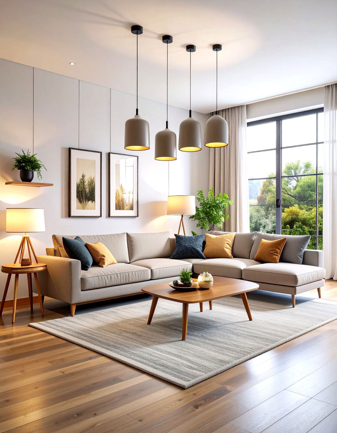 Smart Lighting Controls Boost Living Room Flexibility - 25 apartment small living room ideas