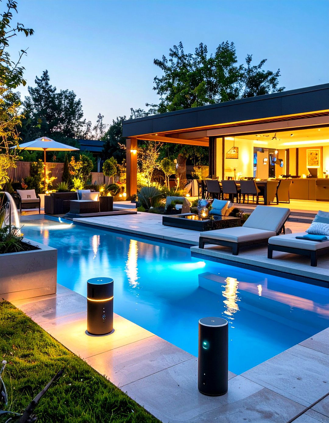 Smart Plugs Orchestrate Lighting and Devices - 25 outdoor living room ideas