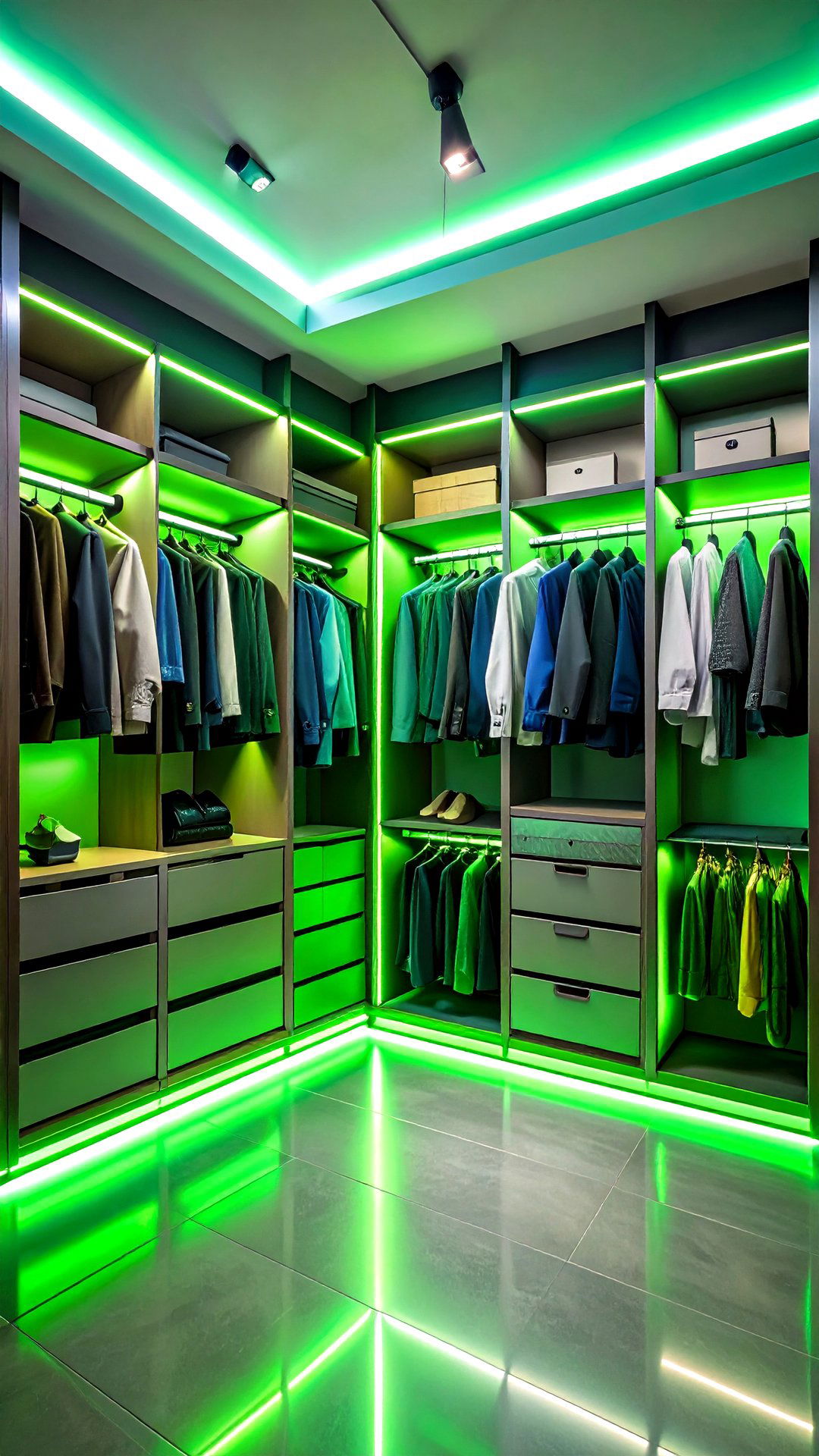 Smart RFID Tagged Closet for Tech Driven Clothes Storage - 25 clothes storage ideas