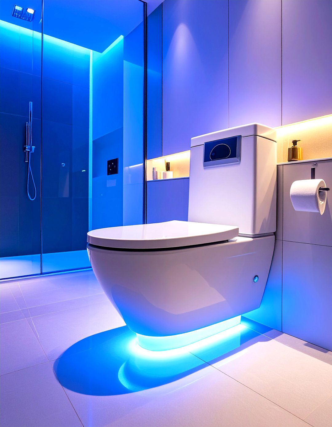 Smart Toilet with Integrated Bidet for Ultra Hygiene - 25 ensuite bathroom ideas