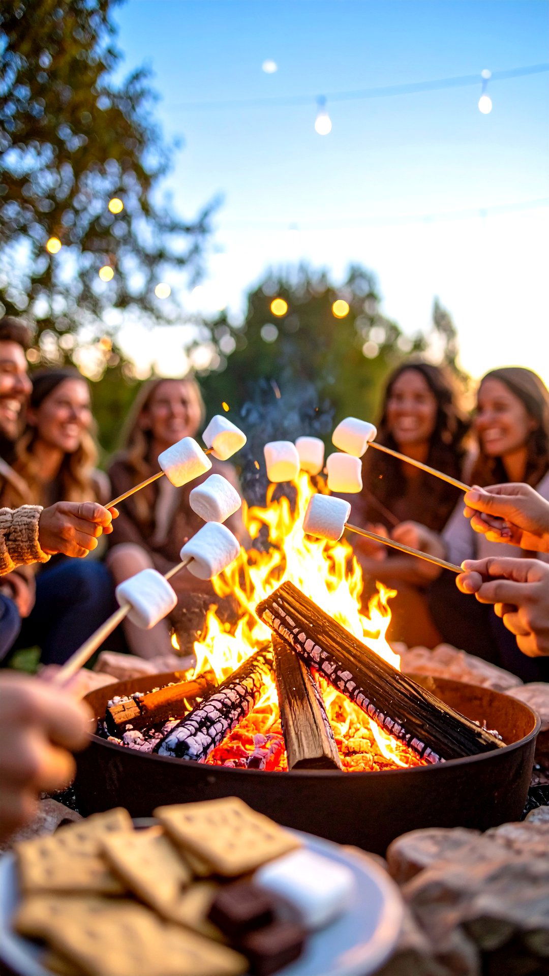 Smores Bonfire Casual Wedding Finale - 25 casual wedding ideas