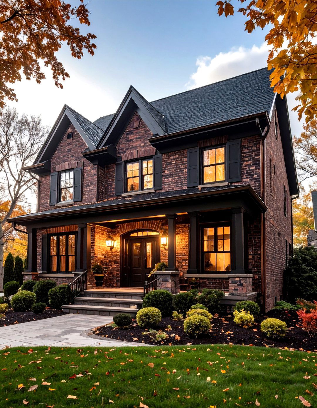 Soft Black Exterior Brick Paint Color Cracked Pepper - 25 exterior brick paint color ideas
