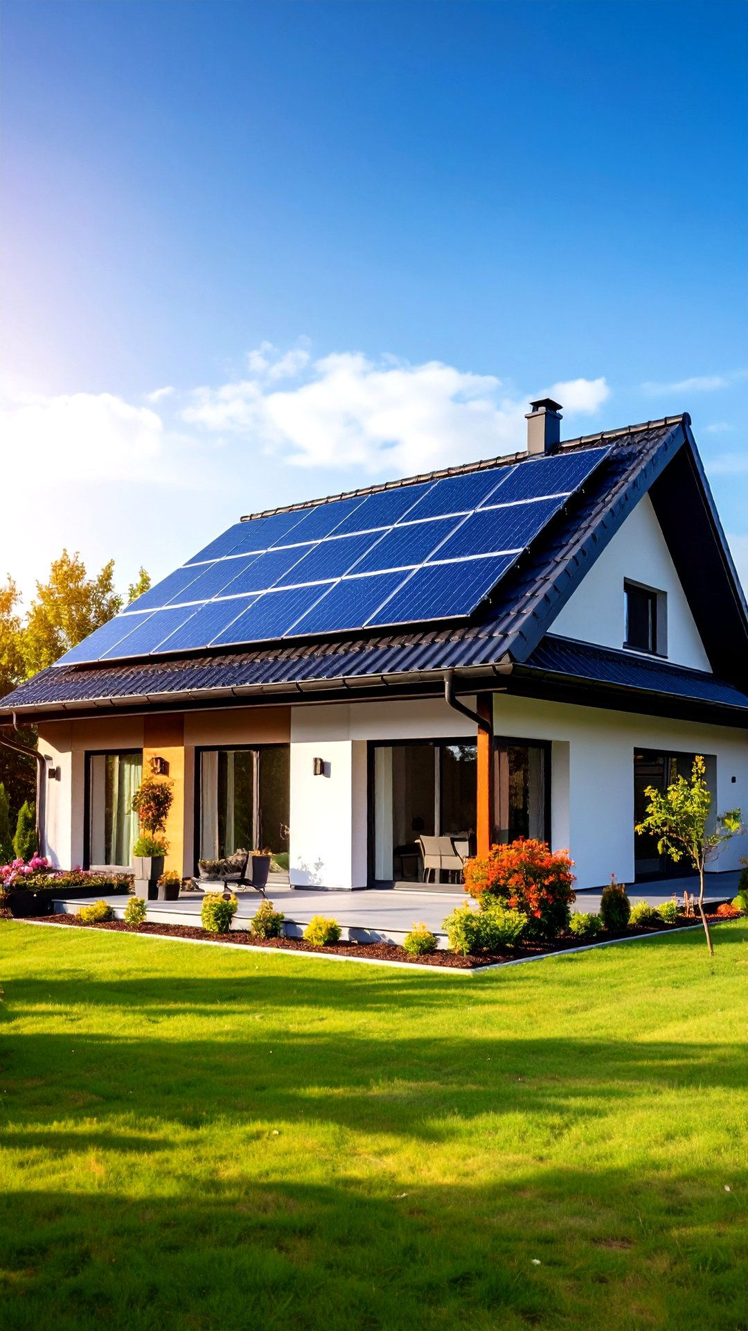 Solar Roof Tiles Modernize the House Exterior Sustainably - 25 aesthetic house exterior ideas