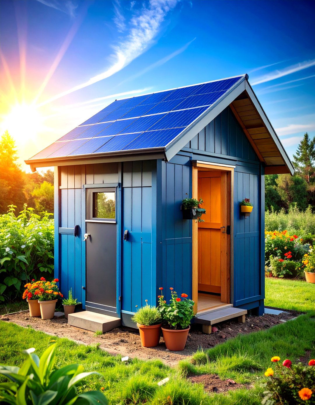 Solar Vent Composting Outhouse - 25 outhouse design ideas