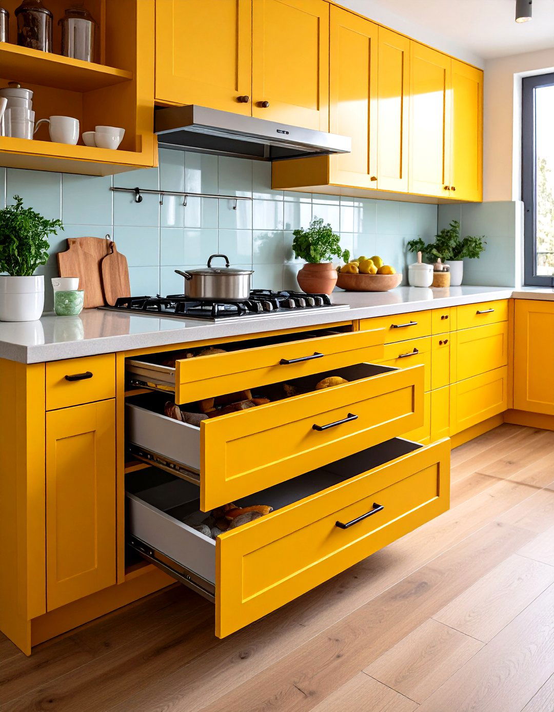 Specify Soft Close Drawers for Noise and Longevity - 25 parallel modular kitchen design ideas