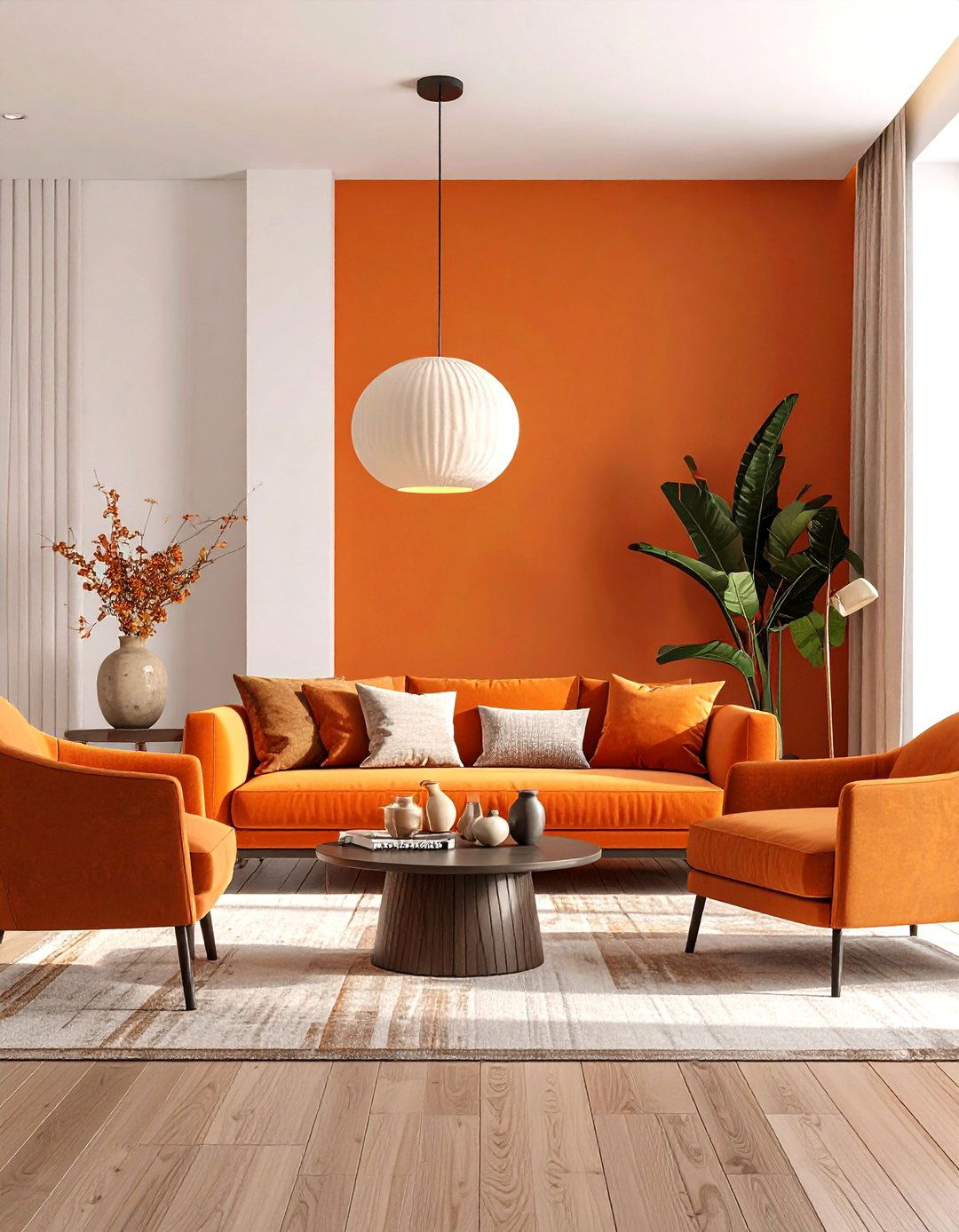 Spotlight One Sculptural Accent - 25 minimalist apartment ideas