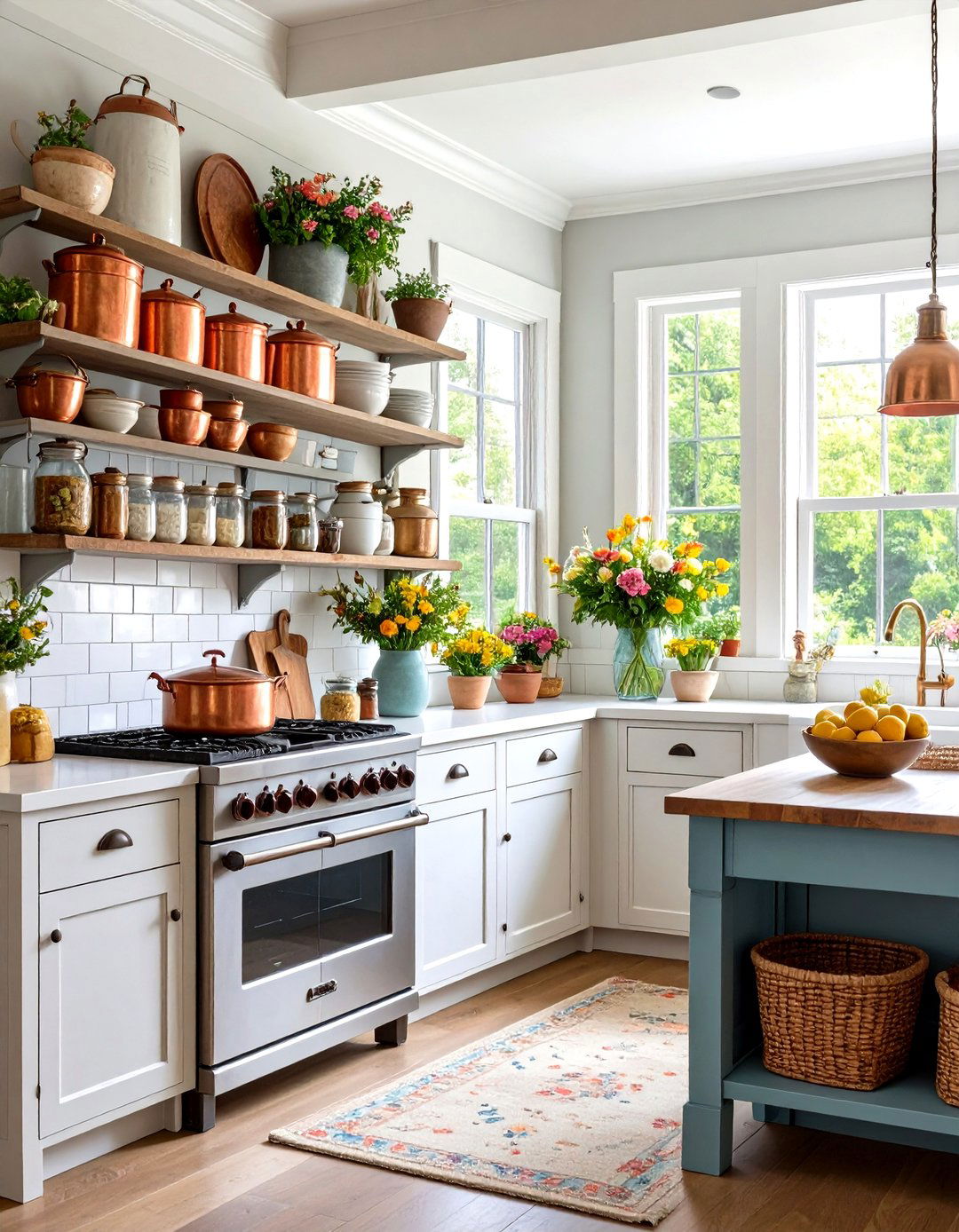 Sprinkle Vintage Finds for Story Rich Kitchen Decor - 25 cozy kitchen ideas