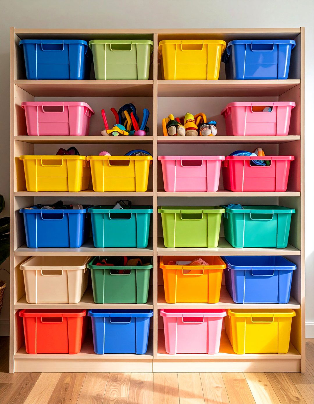 Stackable Waterproof Totes Sort Gear by Season - 25 outdoor toy storage ideas