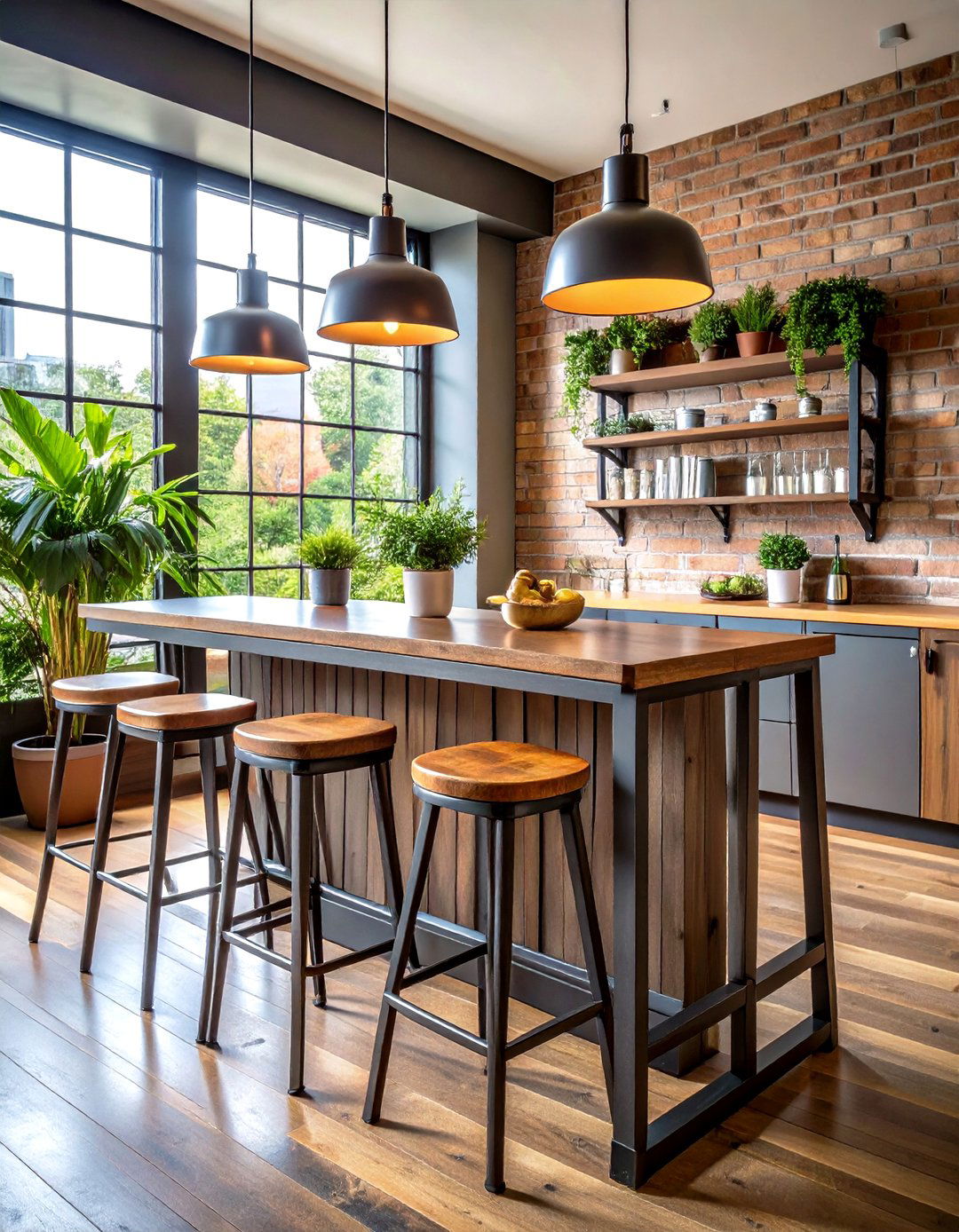 Stacking Industrial Bar Stools - 25 man cave seating ideas