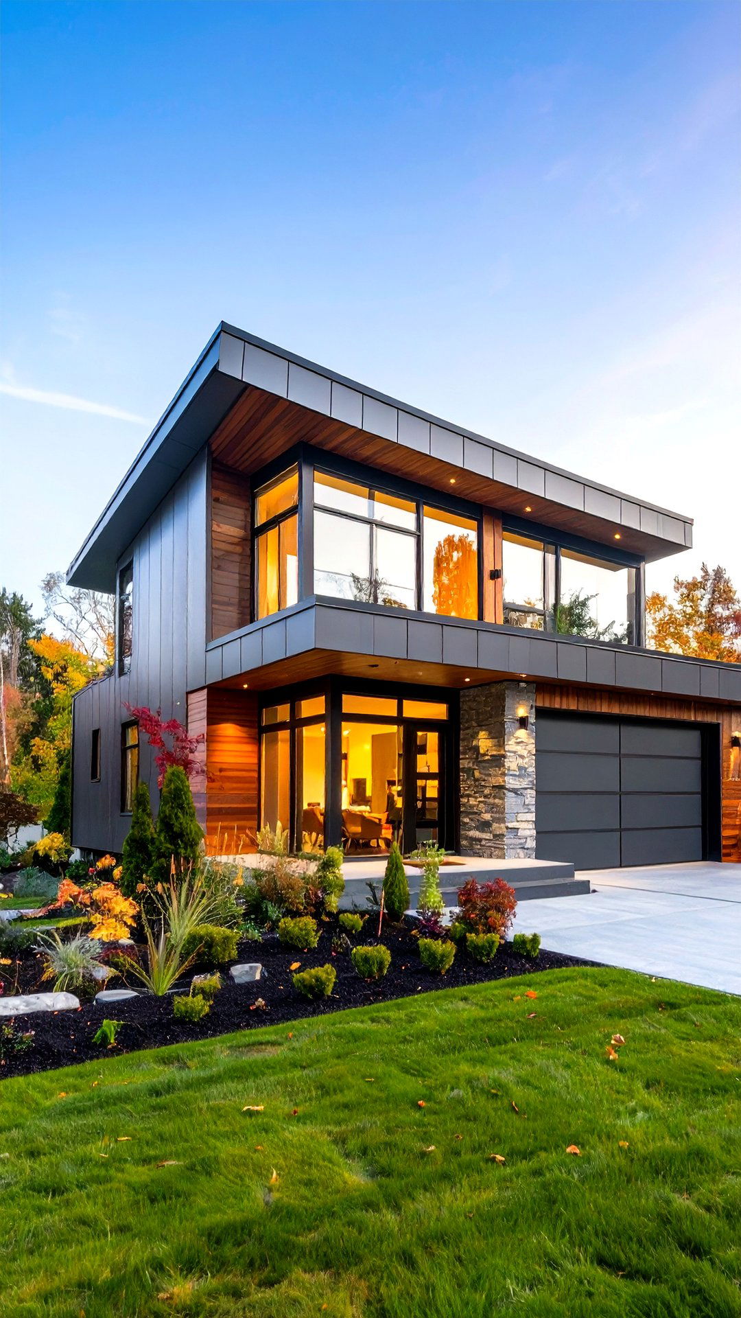 Standing Seam Metal Skin - 25 minimalist house exterior ideas