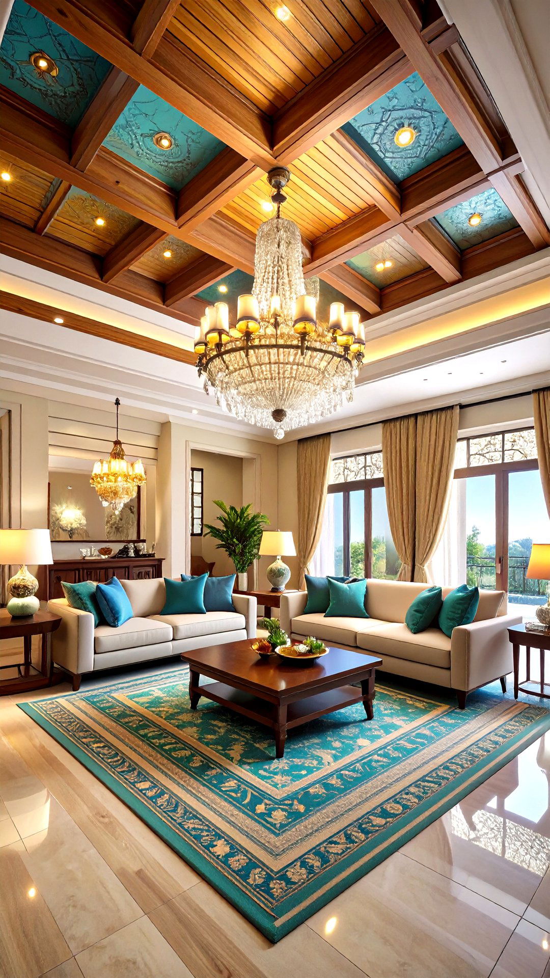 Statement Ceiling Room Topped with Drama - 25 aesthetic room ideas