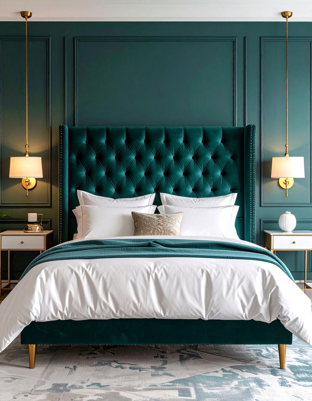 25 Emerald Green & Gold Bedroom Ideas: Regal Color Schemes