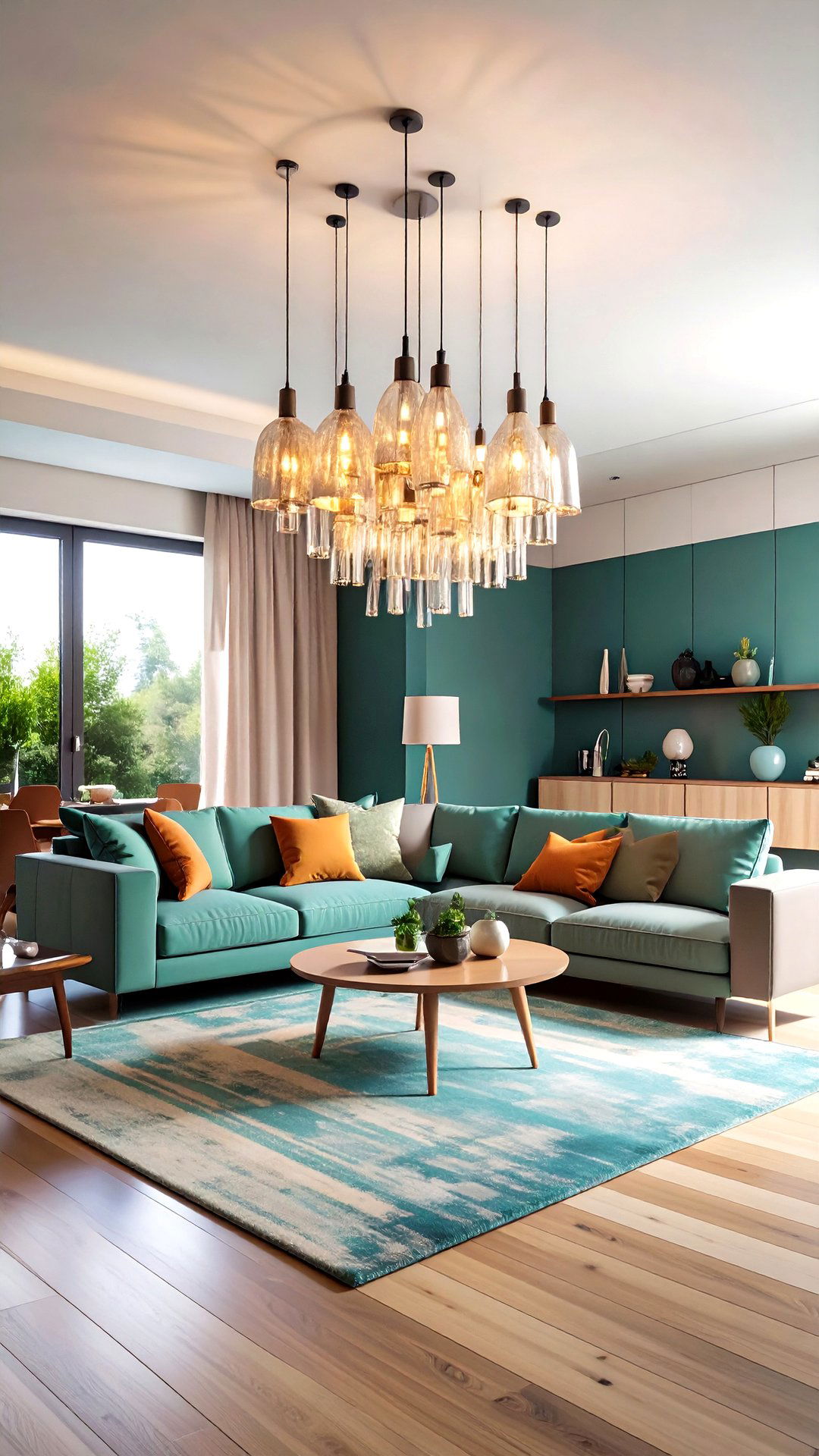 Statement Lighting as Sculptural Art - 25 aesthetic living room ideas