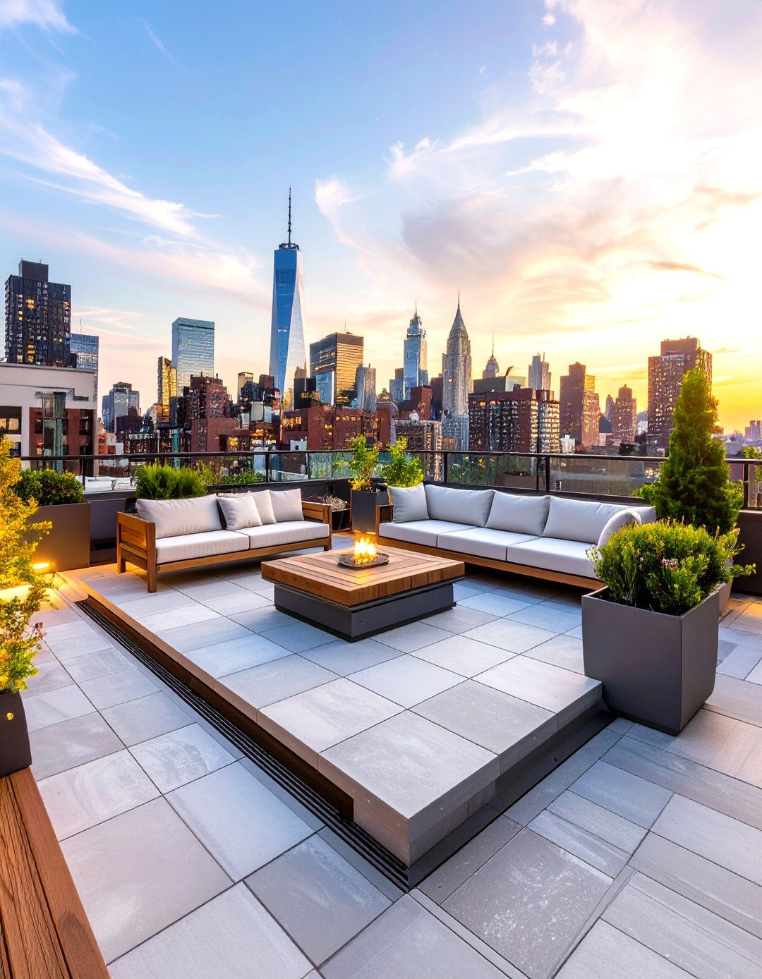 Stone Deck Pavers on Adjustable Pedestals - 25 deck flooring ideas