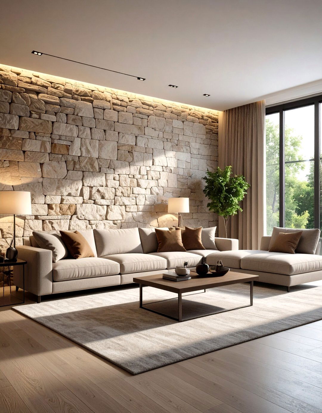 Stone Feature Walls for Medieval Atmosphere - 25 medieval home decor ideas