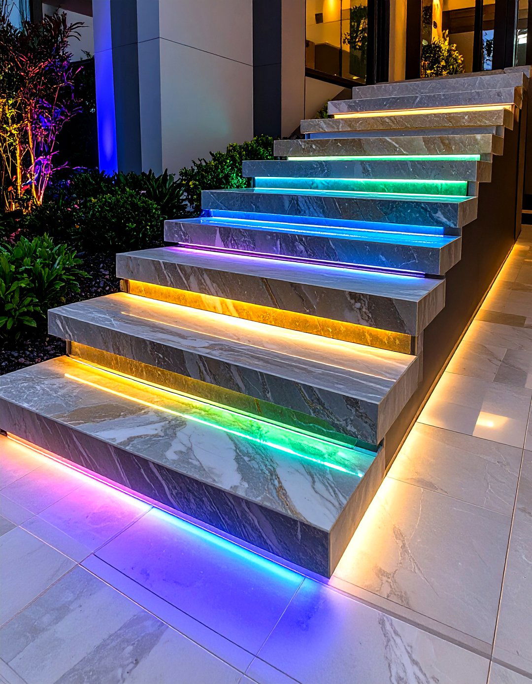 Stone Slab Cantilevers - 25 open staircase ideas