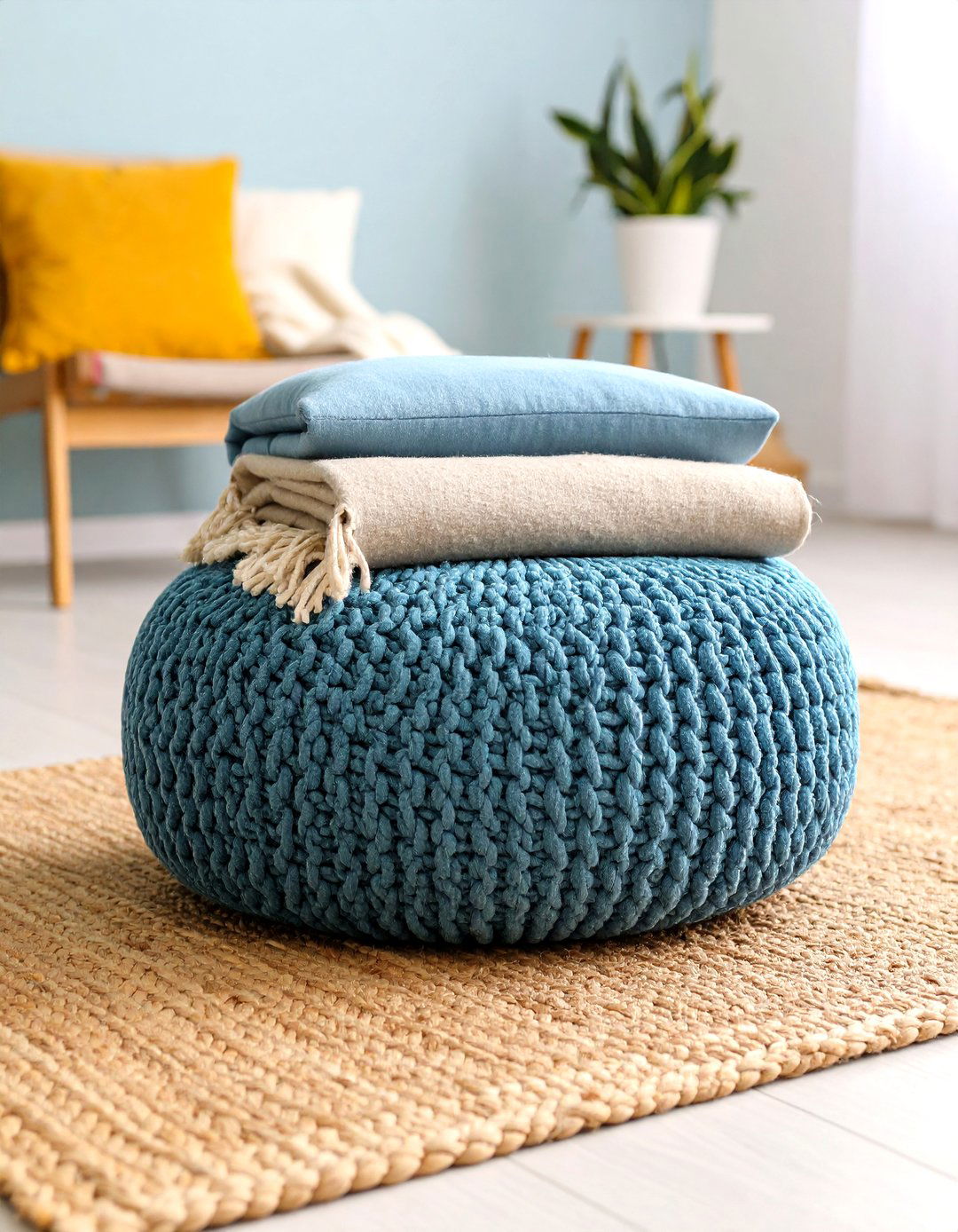 Storage Pouf Offers Extra Seating Without Extra Stuff - 25 minimalist dorm room ideas