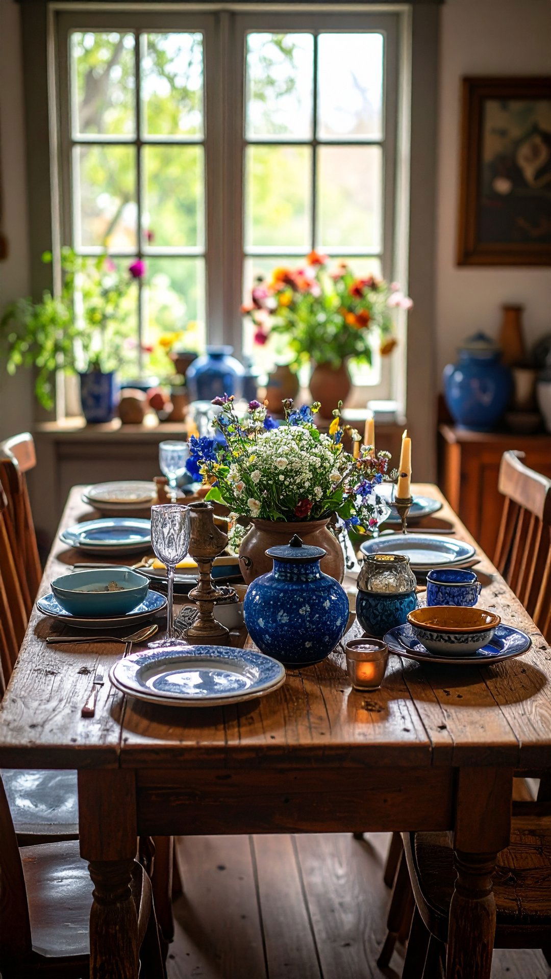 Story Rich Tabletop Collections Personalize a Cottage Dining Room - 25 cottage dining room ideas