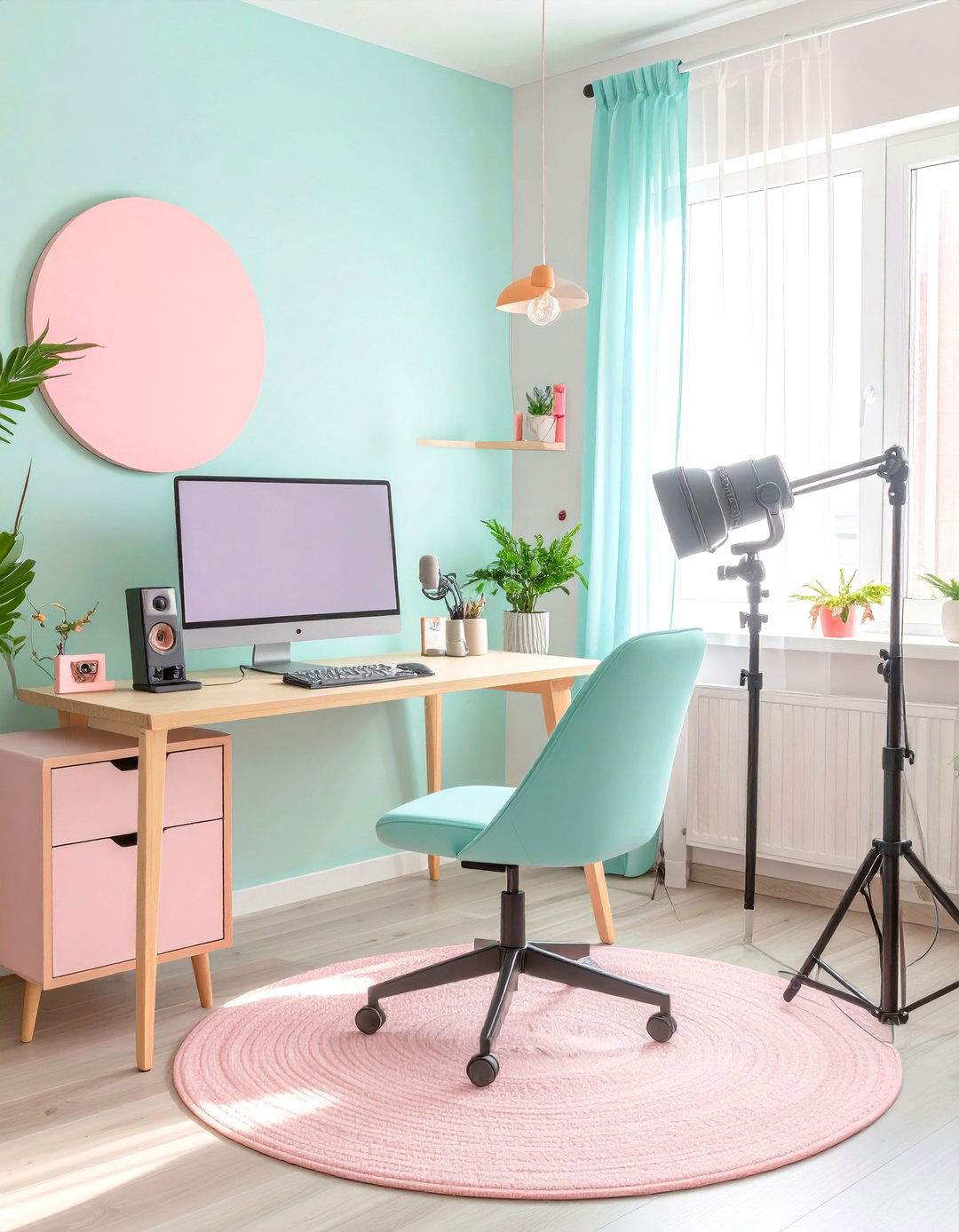 Streaming Corner with Ring Light Upgrades Gamer Girl Room Content - 25 gamer girl room ideas