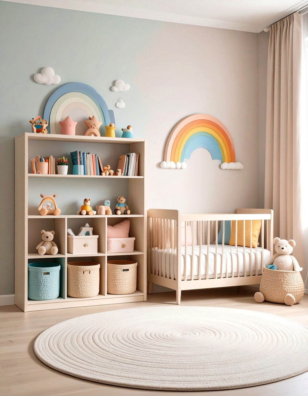 Subtle Rainbow via Toys and Books