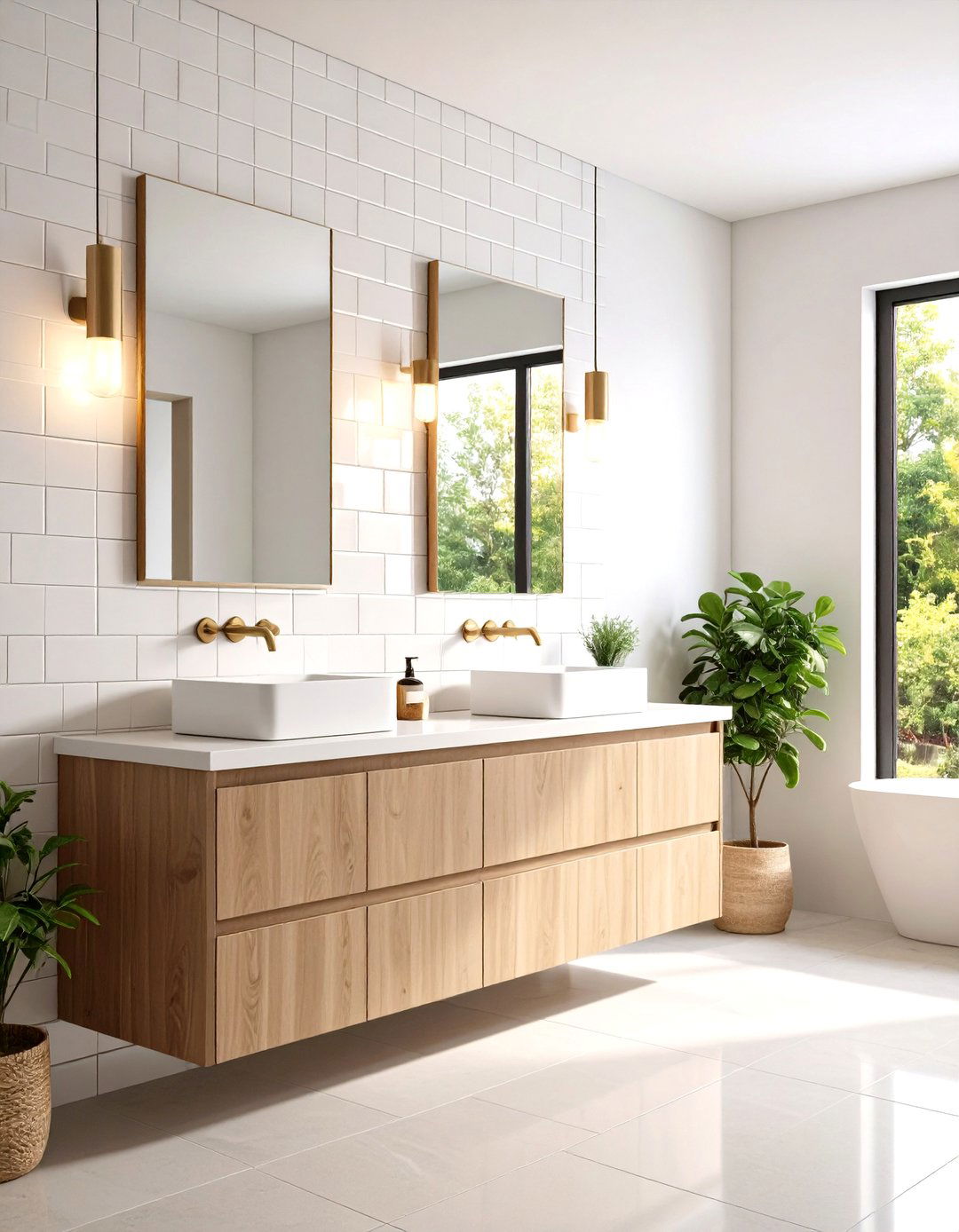 Subway Tile Colored Grout for Subtle Personality - 25 bathroom tile ideas