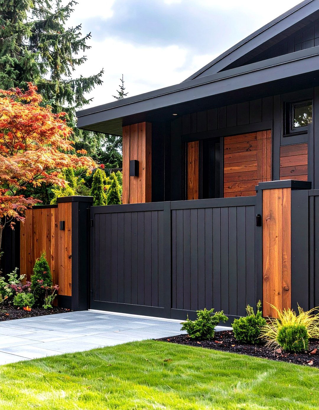 Sun Dried Tomato SW Brick Red Paint Color for Rustic Edge - 25 paint colors for a modern black house with cedar accents