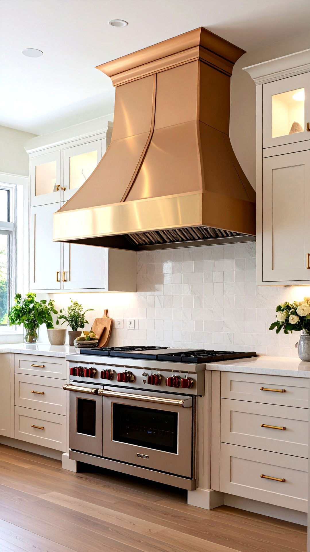 Sunburst Range Hood as Showpiece - 25 art deco kitchen ideas