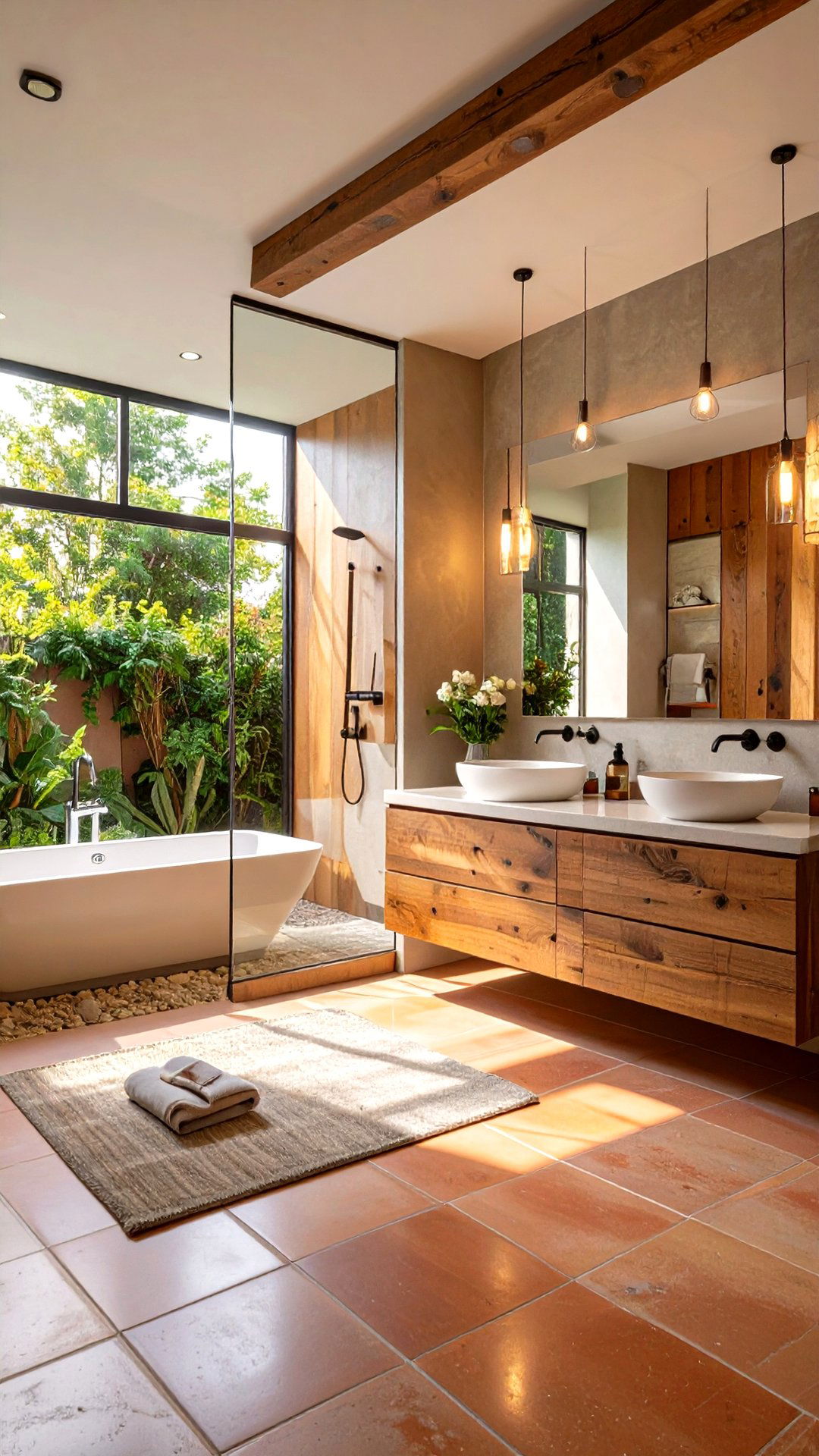 Sustainable Bathroom Materials Choice - 25 aesthetic bathroom ideas