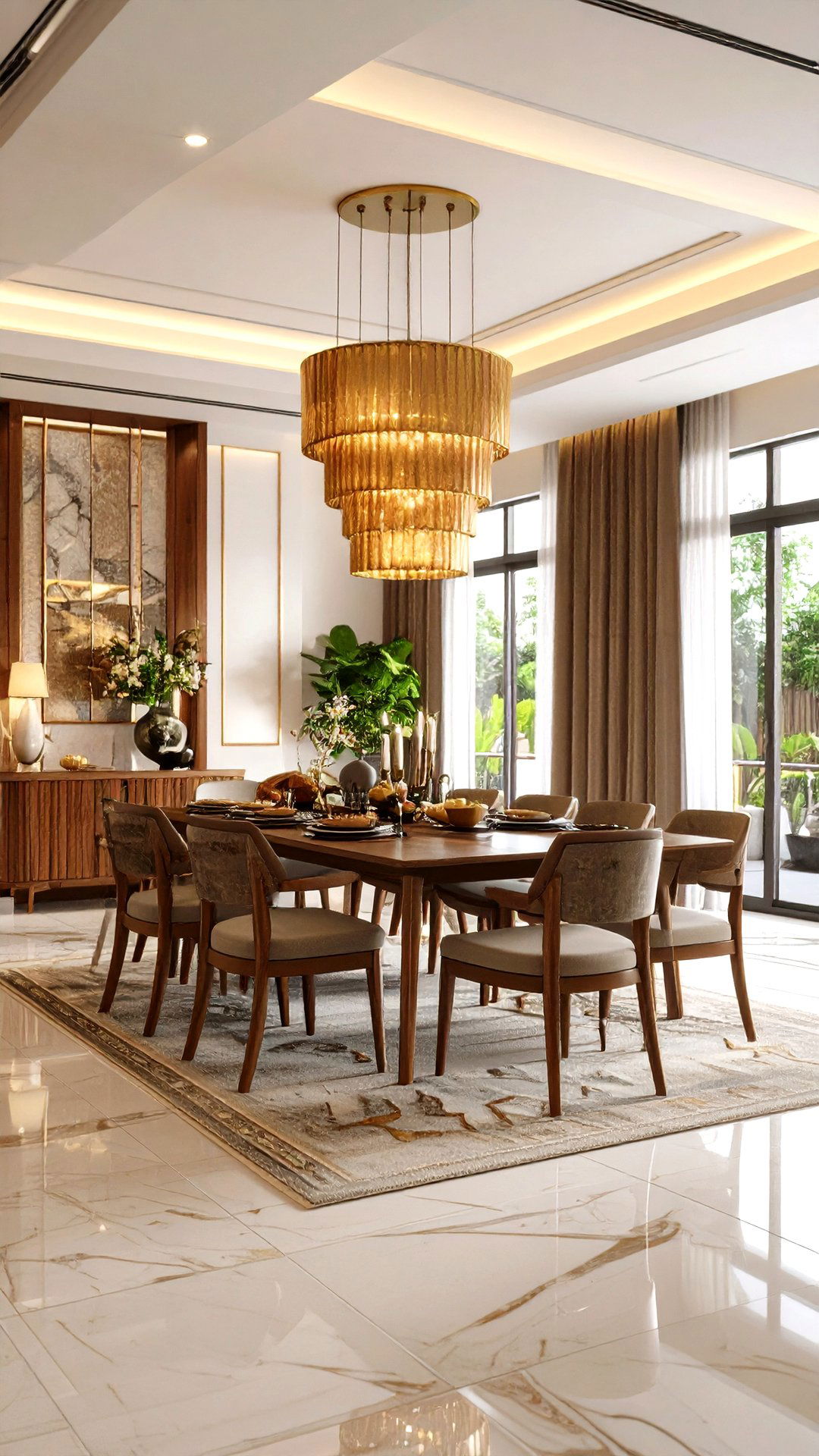 Sustainable Materials Modernize an Art Deco Dining Room - 25 art deco dining room ideas