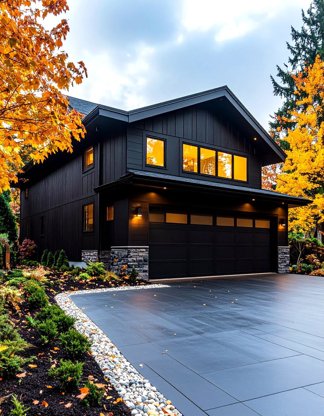 Sustainable Materials Refresh a Black Garage Build - 25 black garage ideas