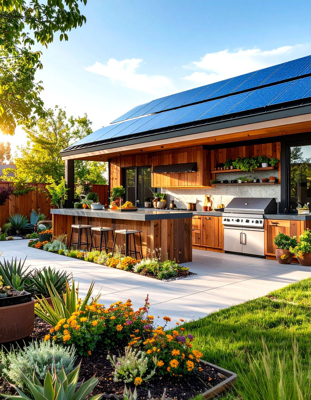 Sustainable Materials and Eco Friendly Outdoor Kitchen Designs - 25 outdoor kitchen designs