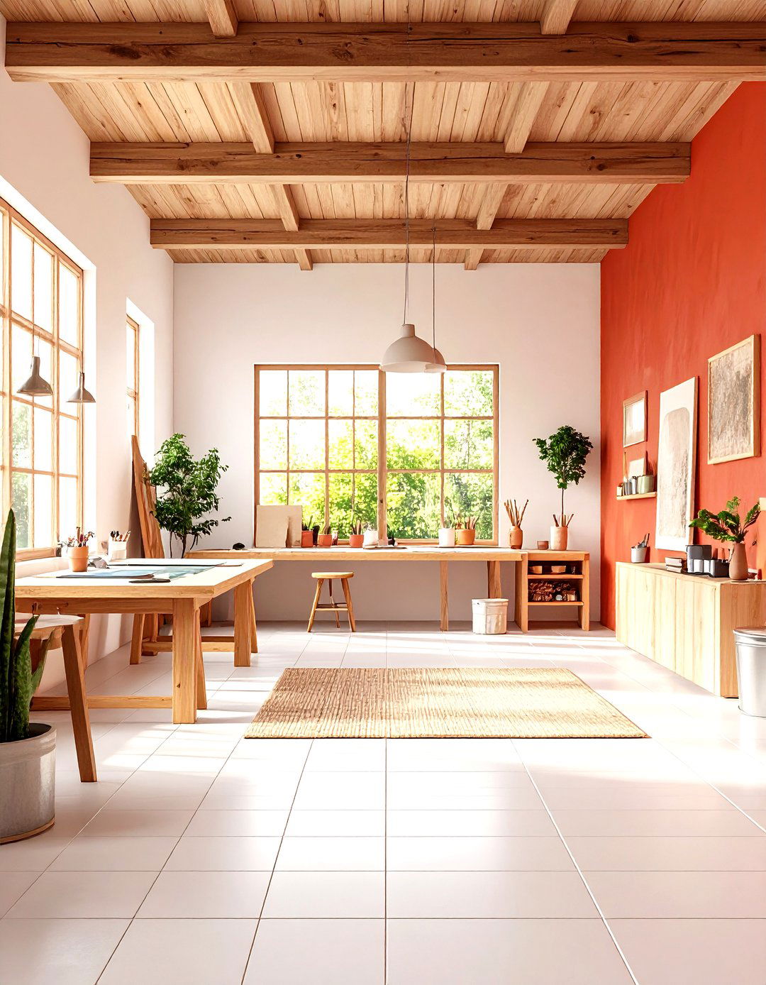 Sustainable and Reclaimed Surfaces - 25 art room ideas