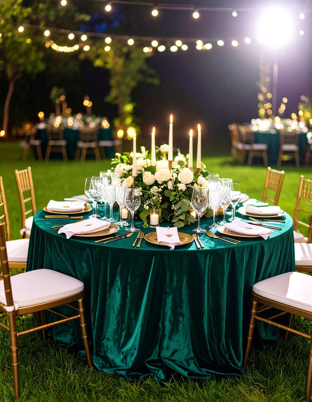 Sweetheart Table Spotlight - 25 emerald green wedding ideas