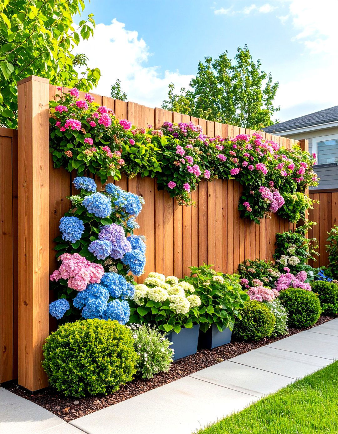 Tall Planter Barricade Privacy Screen - 25 outdoor privacy screen ideas