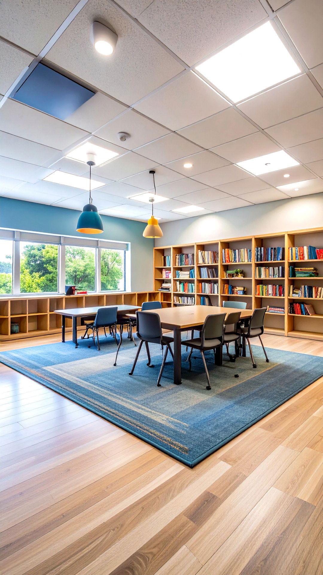 Task Focused Classroom Lighting at Reading Nooks - 25 classroom lighting ideas