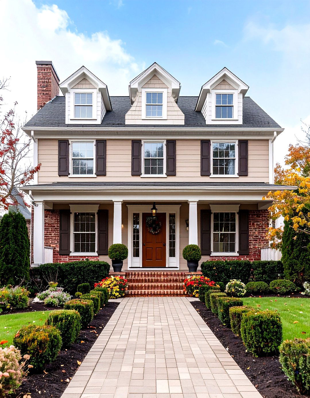 Taupe Neutrals Bridge Cool and Warm Palettes - 25 exterior house colors & inspiration