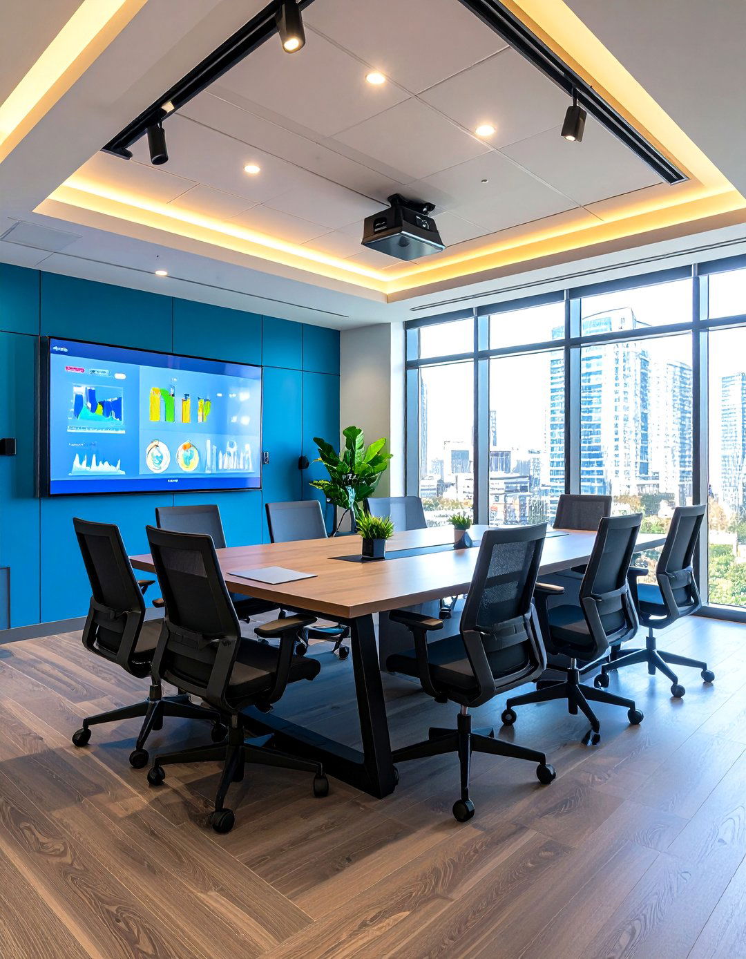 Tech Enabled Collaboration Rooms - 25 office interior design ideas