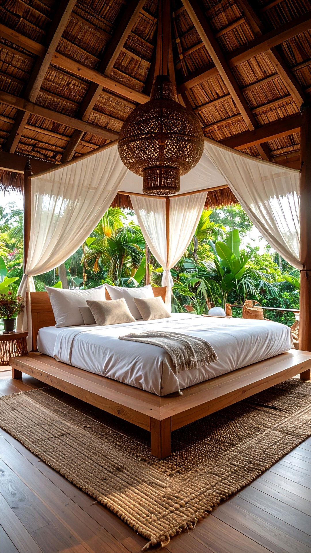 Thai Floating Bed Concept for Airy Asian Bedroom - 25 asian bedroom ideas