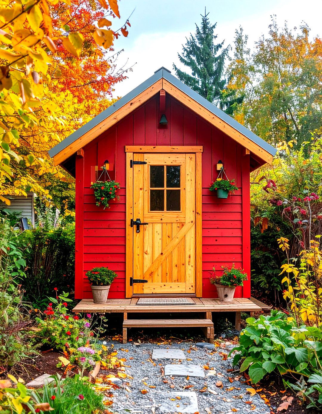 Tiny Cabin Matching Outhouse Shed - 25 outhouse design ideas
