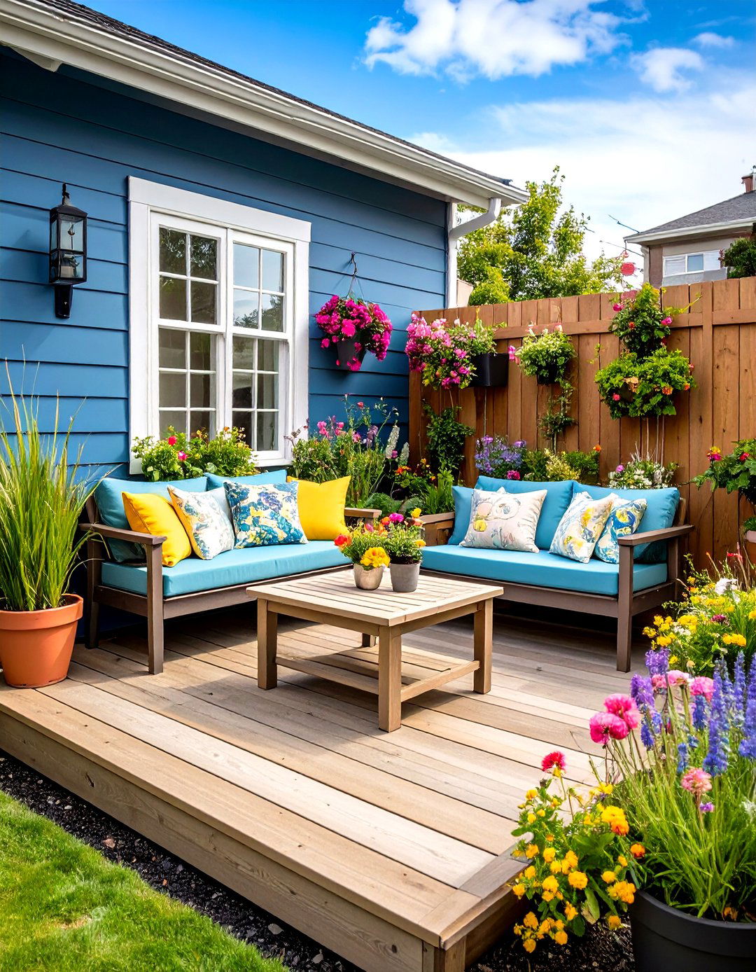Tiny Corner Patio Deck That Makes Every Foot Count - 25 patio deck ideas