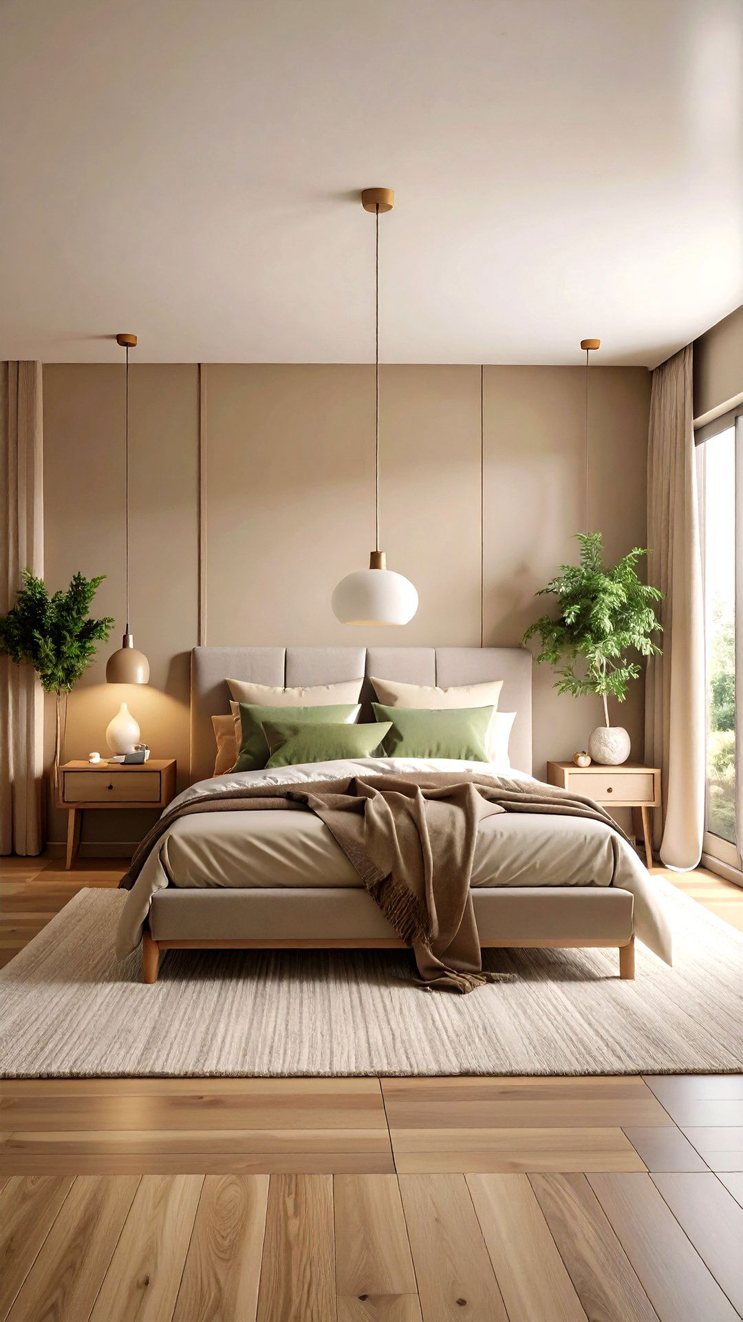 Tone on Tone Color Drenching - 25 minimalist bedroom ideas