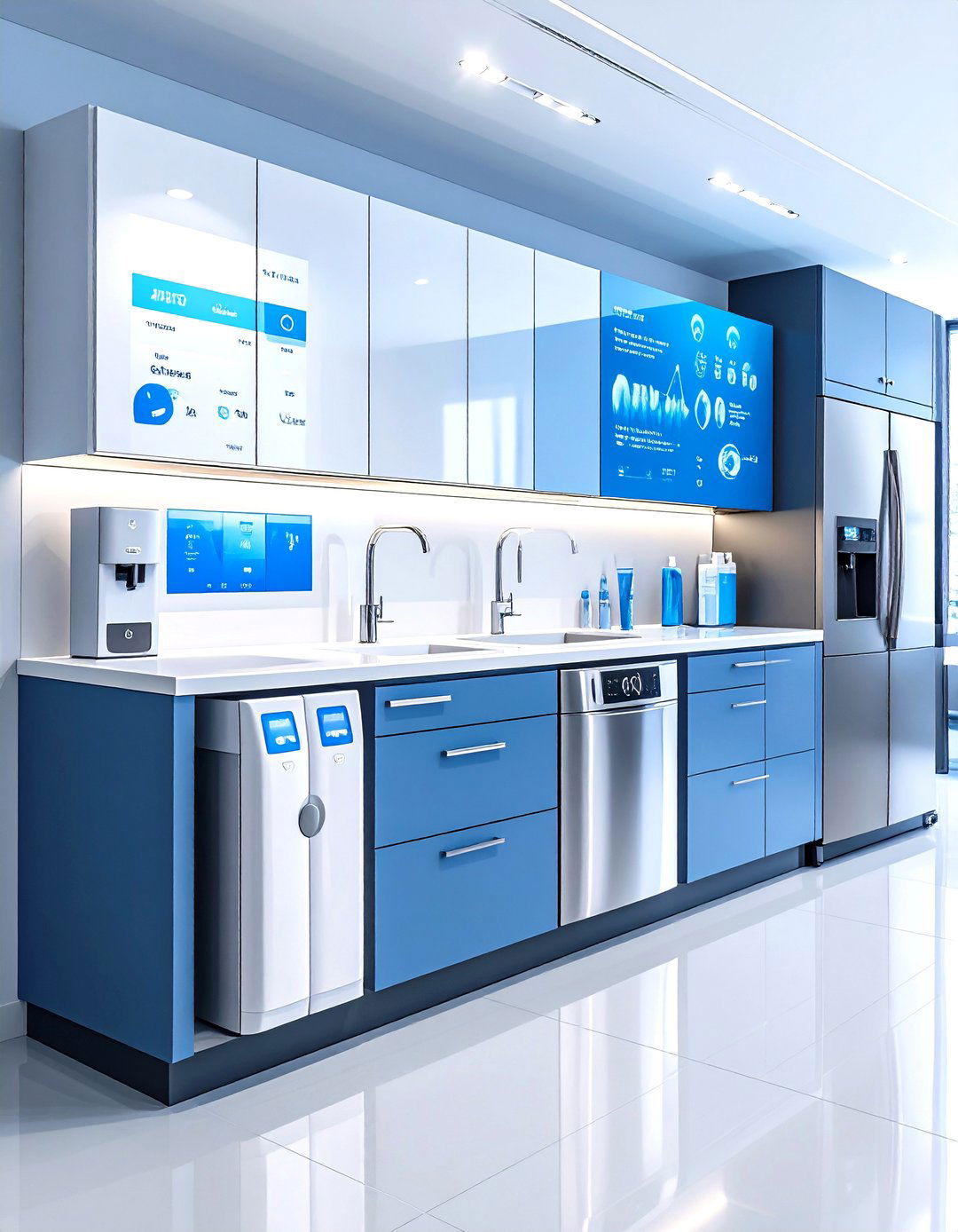 Touchless Hygiene Office Kitchen Station - 25 office kitchen ideas