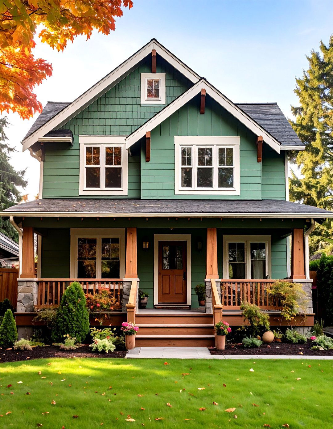 Trend Forward Chalky Olive Warm Earthy Ready - 25 olive green house exterior ideas