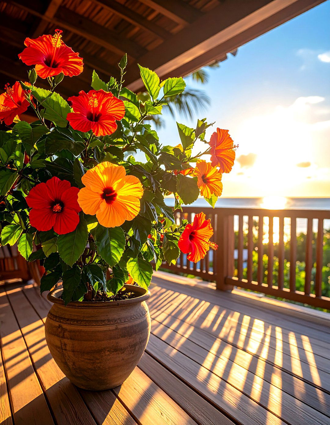 Tropical Hibiscus Delivers Supersized Blooms on Sunny Decks - 25 outdoor plants for patio
