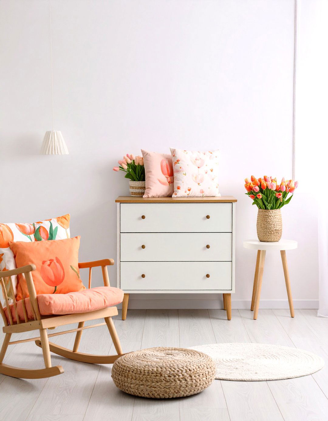 Tulip Tinted Palette Nursery Cheer - 25 floral nursery ideas