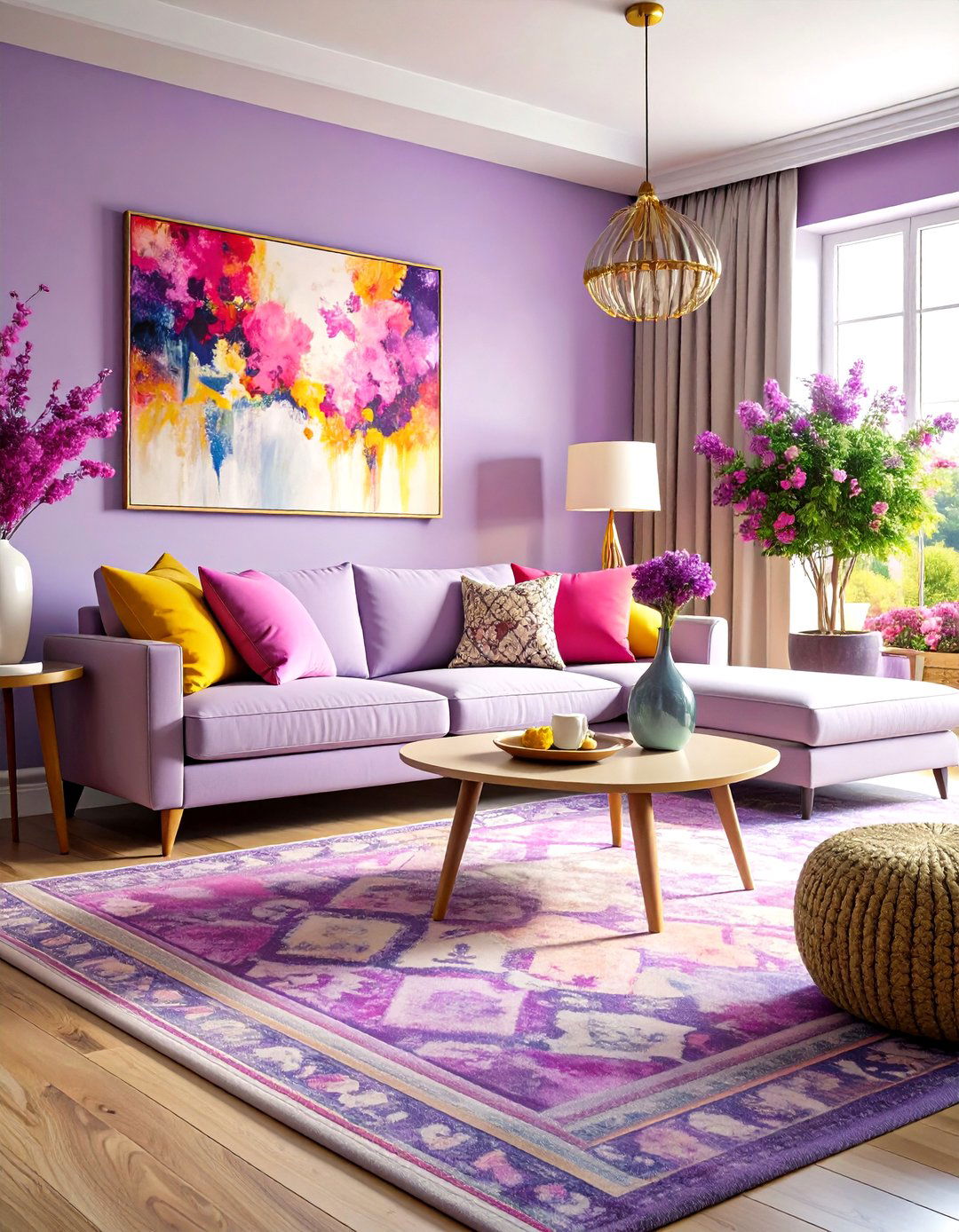 Turn Walls into a Pastel Canvas - 25 pastel living room ideas
