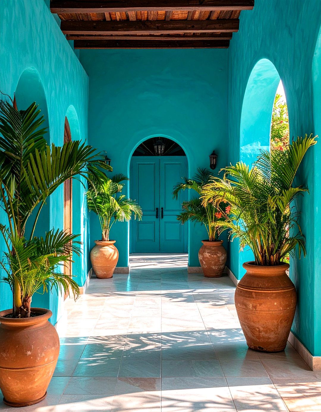 Turquoise Lagoon Mexican Paint Color for Poolside Calm - 25 mexican interior paint colors