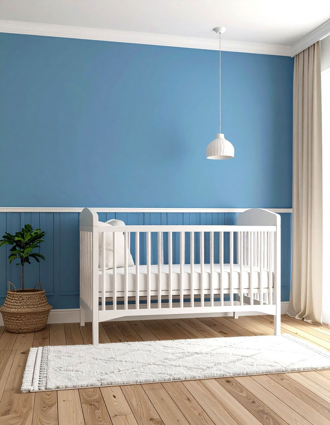 Two Tone Paint Accent Wall - 25 nursery accent wall ideas