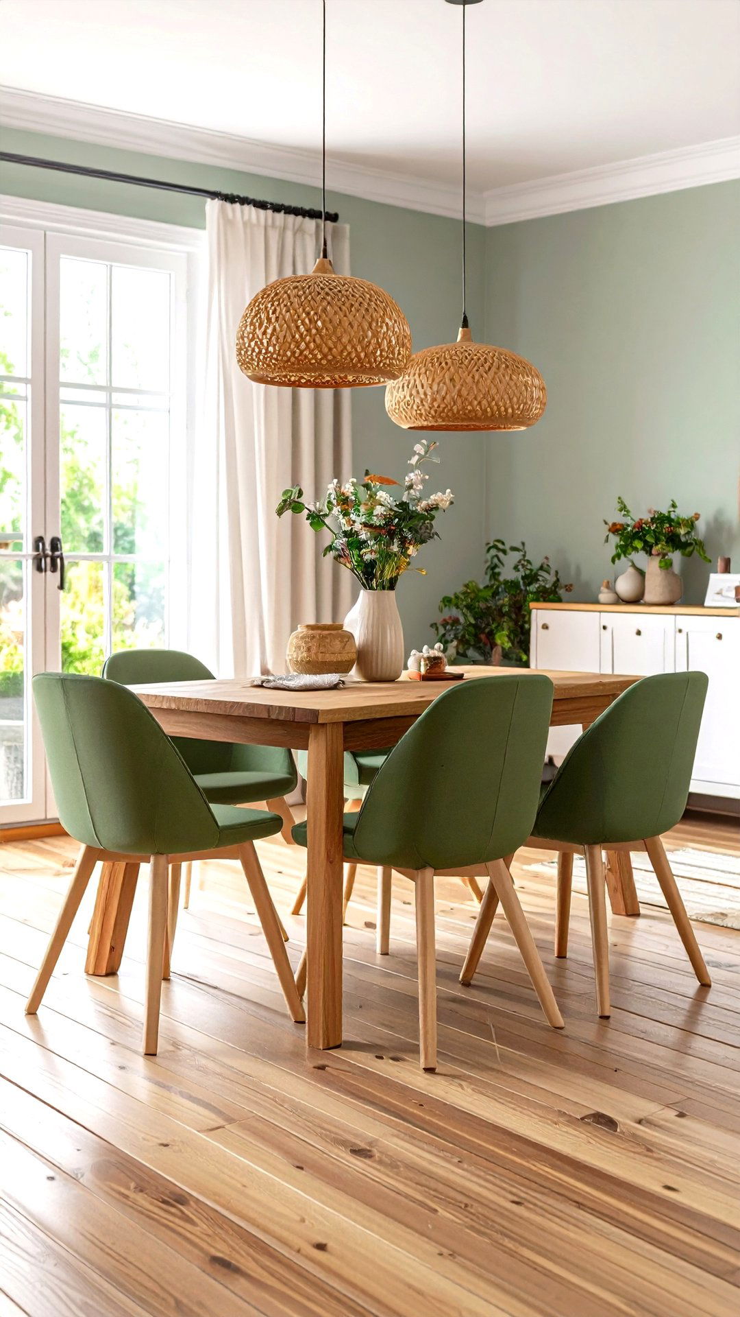 Two Tone Painted Furniture Refreshes a Cottage Dining Room on a Budget - 25 cottage dining room ideas