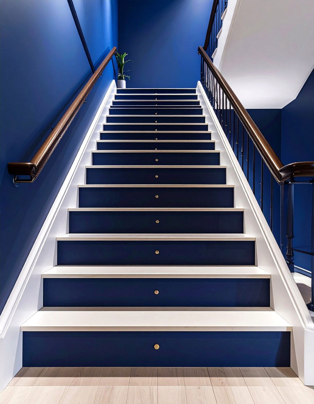 Typography Painted Stairs with Quotes - 25 painted stair ideas